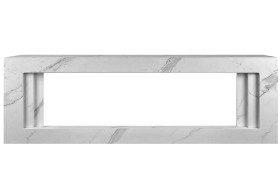 Портал Line 60 SFT White Marble (Разборный) - Белый мрамор - под очаги Royal Flame