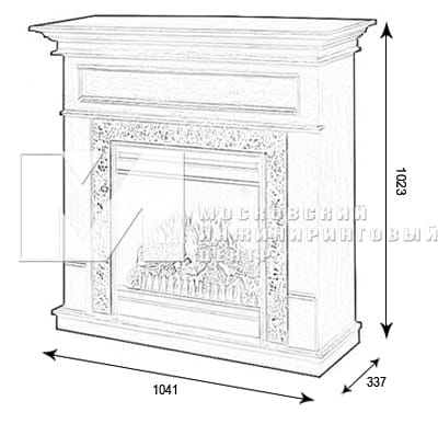 габариты Dimplex Verona Dimplex Verona
