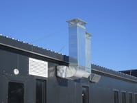 Установлена вентиляция для очистных сооружений Установлена вентиляция для очистных сооружений