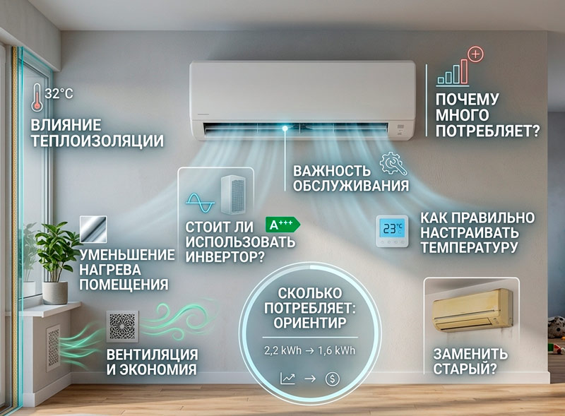Как снизить расходы на кондиционирование летом