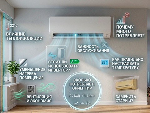 Как снизить расходы на кондиционирование летом