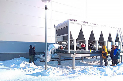 Предпусковая диагностика и наладка чиллера Trane в офисном центре г. Рыбное Предпусковая диагностика и наладка чиллера Trane в офисном центре г. Рыбное