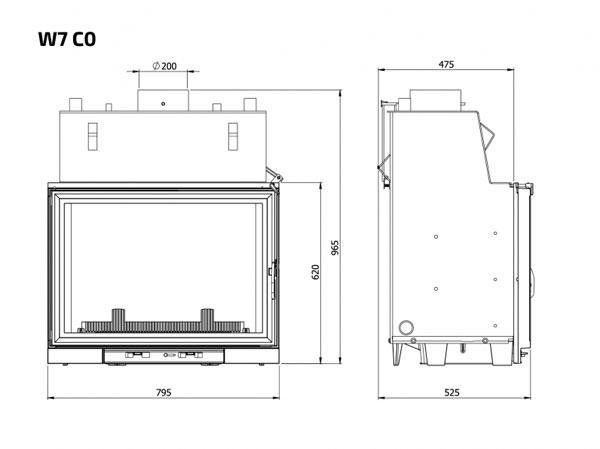 Габариты Kawmet W7CO