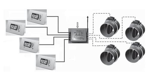 Схема подключения с opal-C650DD Схема подключения с пультом opal-C650DD