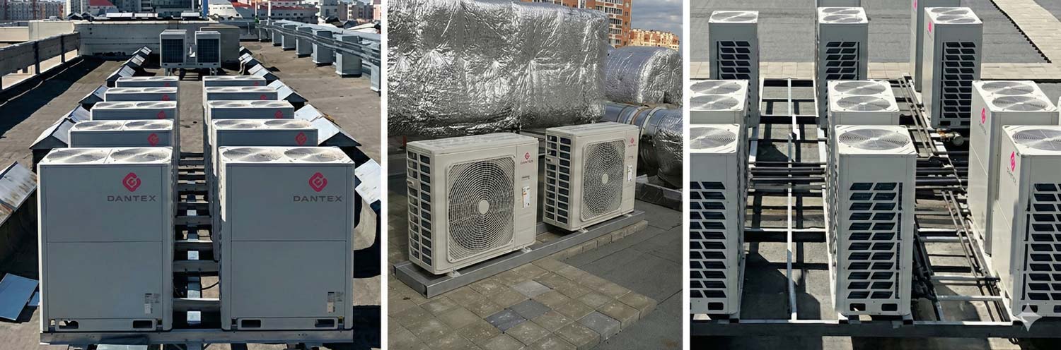 Монтаж кондиционера на крышу