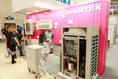 Полупромышленные кондиционеры Dantex на выставке "Мир Климата 2017" Мир Климата 2017 1