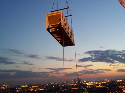 Установка чиллеров Trane на БЦ Goden Gate Trane на БЦ Goden Gate