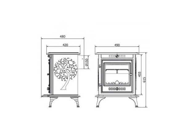 Габариты Kawmet P 10