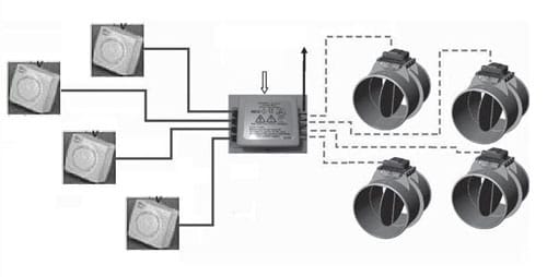 Схема подключения с пультом EL-Electrical WM
