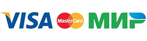 VISA, MasterCard.