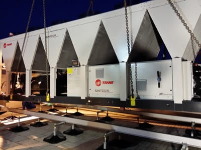 Установка чиллеров Trane на Golden Gate Trane на Golden Gate