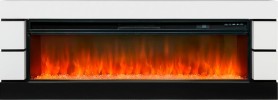Каминокомплект Modern Белый с черным с очагом Royal Flame Vision 60 LED