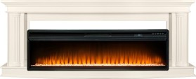 Каминокомплект Rome 60 Слоновая кость с очагом Royal Flame Vision 60 LED