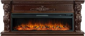 Каминокомплект Windsor 60 Темный дуб с очагом Royal Flame Vision 60 LOG LED