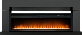 Каминокомплект Lindos 60 (Разборный) Серый графит с очагом Royal Flame Vision 60 LED