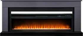 Каминокомплект Bergen 60 SFT (Разборный) Серый графит с очагом Royal Flame Vision 60 LED