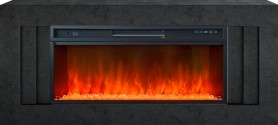 Каминокомплект Line 42 Dark Grey Темный серый с очагом Royal Flame Vision 42 LED
