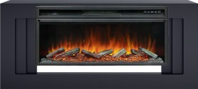 Каминокомплект Line 42 SFT (Разборный) Серый графит с очагом Royal Flame Vision 42 LOG LED