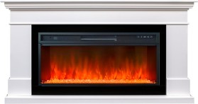 Каминокомплект California Белый (Высота 850 мм)  Royal flame с очагом Royal Flame Vision 42 LED