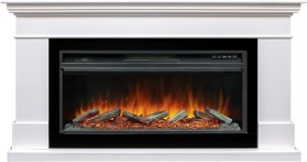 Каминокомплект California Белый (Высота 850 мм)  Royal flame с очагом Royal Flame Vision 42 LOG LED