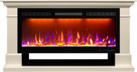 Каминокомплект California Слоновая кость (Высота 860) с очагом Royal Flame Crystal 40 RF