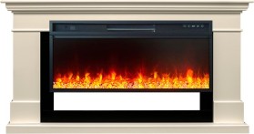 Каминокомплект California Слоновая кость (Высота 860) с очагом Royal Flame Vision 42 LED
