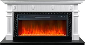 Каминокомплект Carlyle Белый с очагом Royal Flame Vision 42 LED