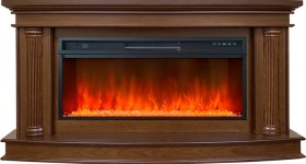 Каминокомплект Rome Каштан с очагом Royal Flame Vision 42 LED