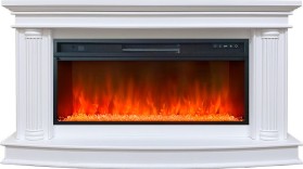 Каминокомплект Rome  Белый с очагом Royal Flame Vision 42 LED