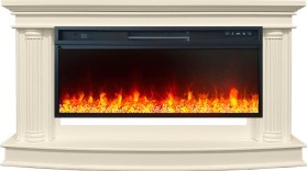 Каминокомплект Rome Слоновая кость с очагом Royal Flame Vision 42 LED