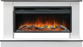 Каминокомплект Scandic V42 (Разборный) Белый с очагом Royal Flame Vision 42 LOG LED