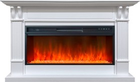 Каминокомплект Cardiff Белый с очагом Royal Flame Vision 42 LED