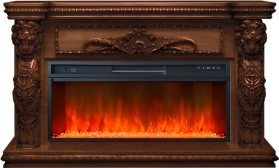Каминокомплект Windsor 42 Темный дуб с очагом Royal Flame Vision 42 LED