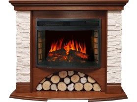 Каминокомплект Village Орех с очагом Royal Flame Dioramic 25 LED FX