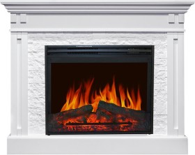 Каминокомплект Cambridge Белый с очагом Royal Flame Jupiter FX New