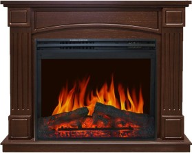 Каминокомплект Boston Темный дуб с очагом Royal Flame Jupiter FX New