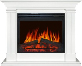 Каминокомплект Lyon Белый с очагом Royal Flame Jupiter FX New