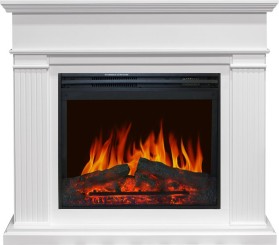 Каминокомплект Adagio Белый с очагом Royal Flame Jupiter FX New