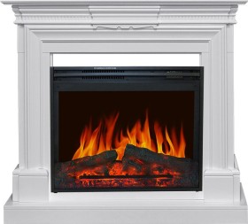Каминокомплект Chelsea Белый с очагом Royal Flame Jupiter FX New