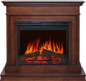 Каминокомплект Newport Темный дуб с очагом Royal Flame Jupiter FX New