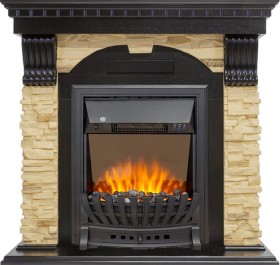 Каминокомплект Dublin Венге / Сланец с очагом Royal Flame Aspen Black