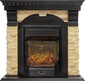Каминокомплект Dublin Венге / Сланец с очагом Royal Flame Majestic FX Black RC