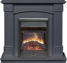 Каминокомплект Boston Серый графит (Высота 925см) с очагом Royal Flame Majestic FX Black RC