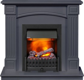 Каминокомплект Boston Серый графит (Высота 925см) с очагом Danville Black  Dimplex Opti-myst