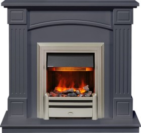 Каминокомплект Boston Серый графит (Высота 925см) с очагом Chesford  Dimplex Opti-Myst