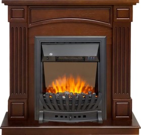 Каминокомплект Boston Темный дуб (Высота 925см) с очагом Royal Flame Aspen Black