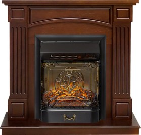 Каминокомплект Boston Темный дуб (Высота 925см) с очагом Royal Flame Majestic FX Black RC