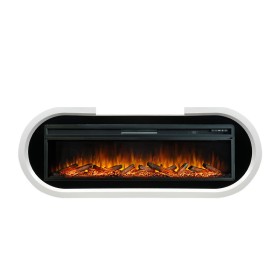 Каминокомплект Soho Белый с черным с очагом Royal Flame Vision 60 LOG LED НП