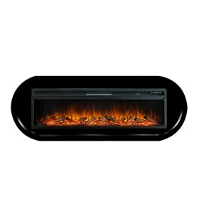 Каминокомплект Ellipse Черный с очагом Royal Flame Vision 60 LOG LED НП