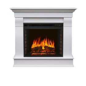 Каминокомплект MONACO 23 (Разборный) Бьянко белый с очагом Royal Flame Vision 23 EF LED FX